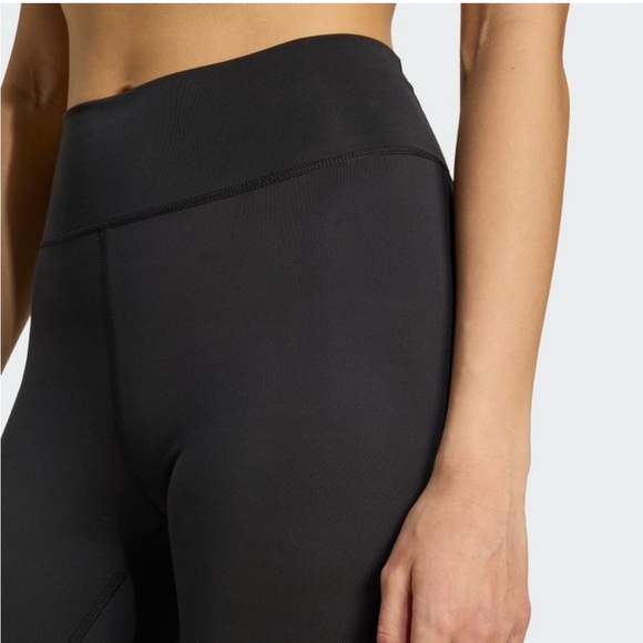 Adidas High-Waist Black Women's Leggings Size S NWT - Picture 4 of 7